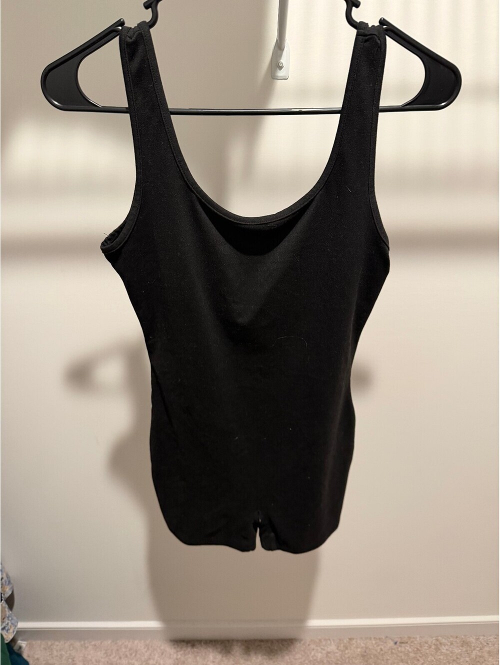 Shein black sleeveless bodysuit